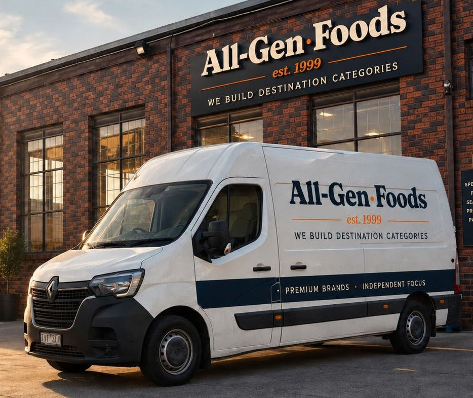 All-Gen Foods refrigerated delivery van — Mordialloc, Victoria